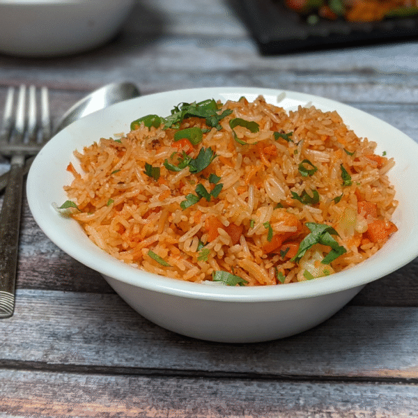 Garlic Schezwan Fried Rice