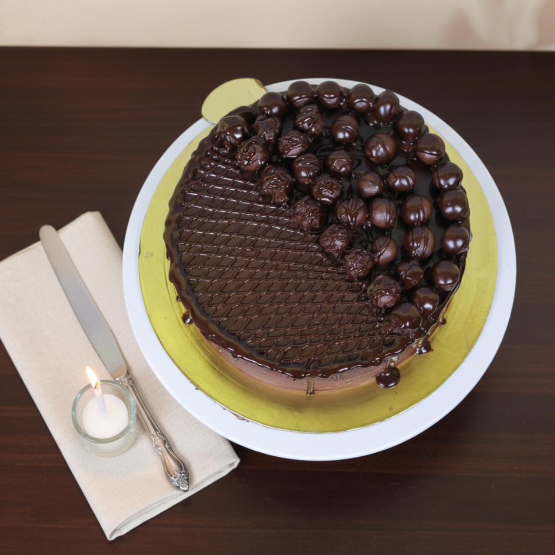 Bubble Belgian Chocolate Truffle Cake - Image 2