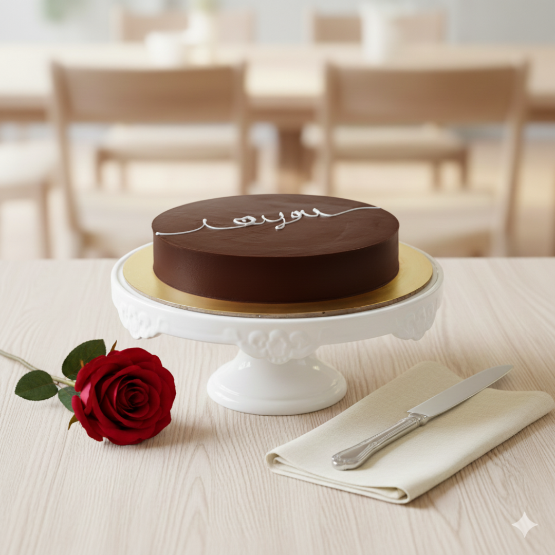 Hearty Love Belgian Chocolate Truffle cake