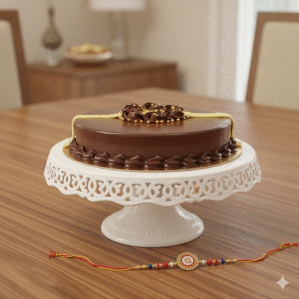 Rakhi special Belgian chocolate Truffle cake