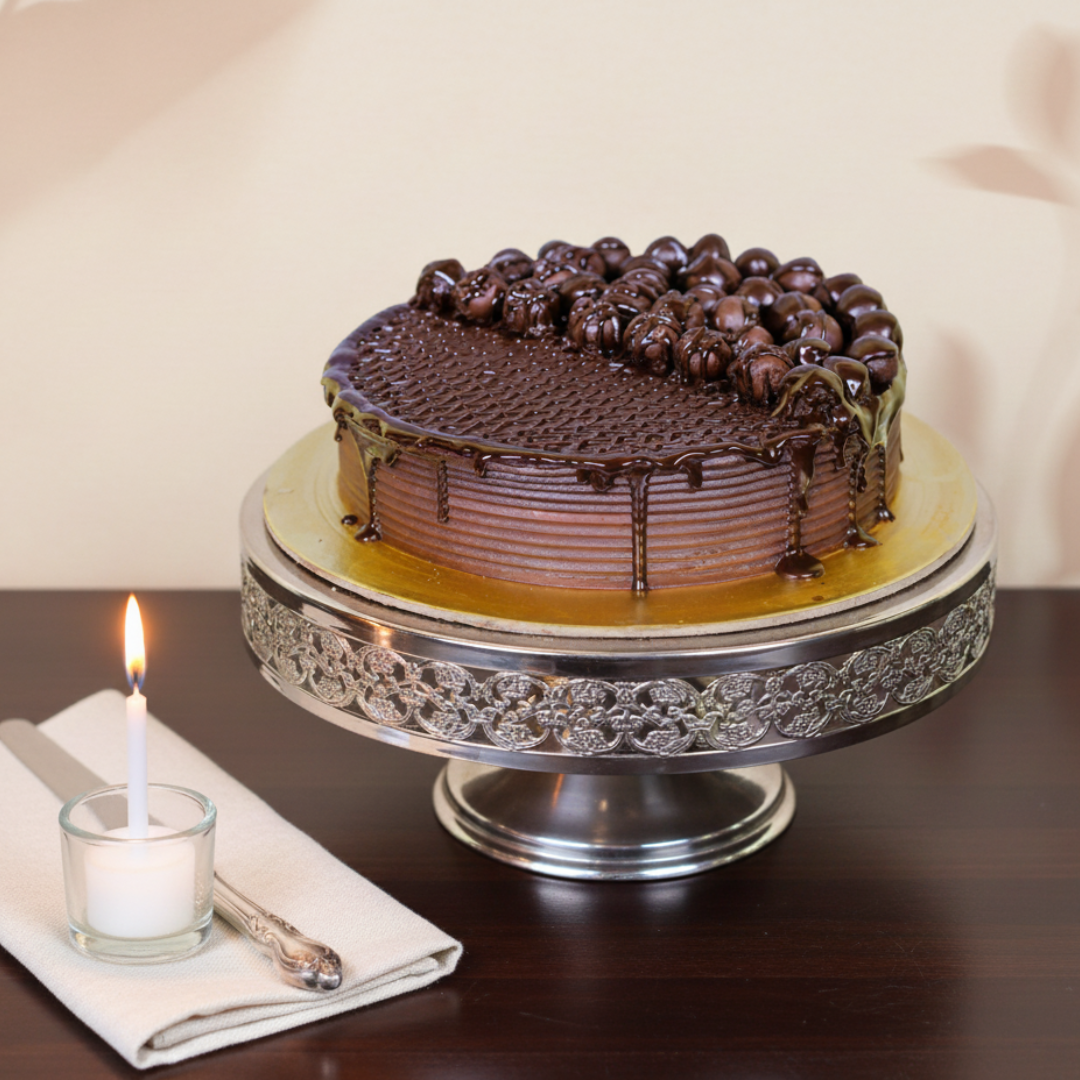 Bubble Belgian Chocolate Truffle Cake