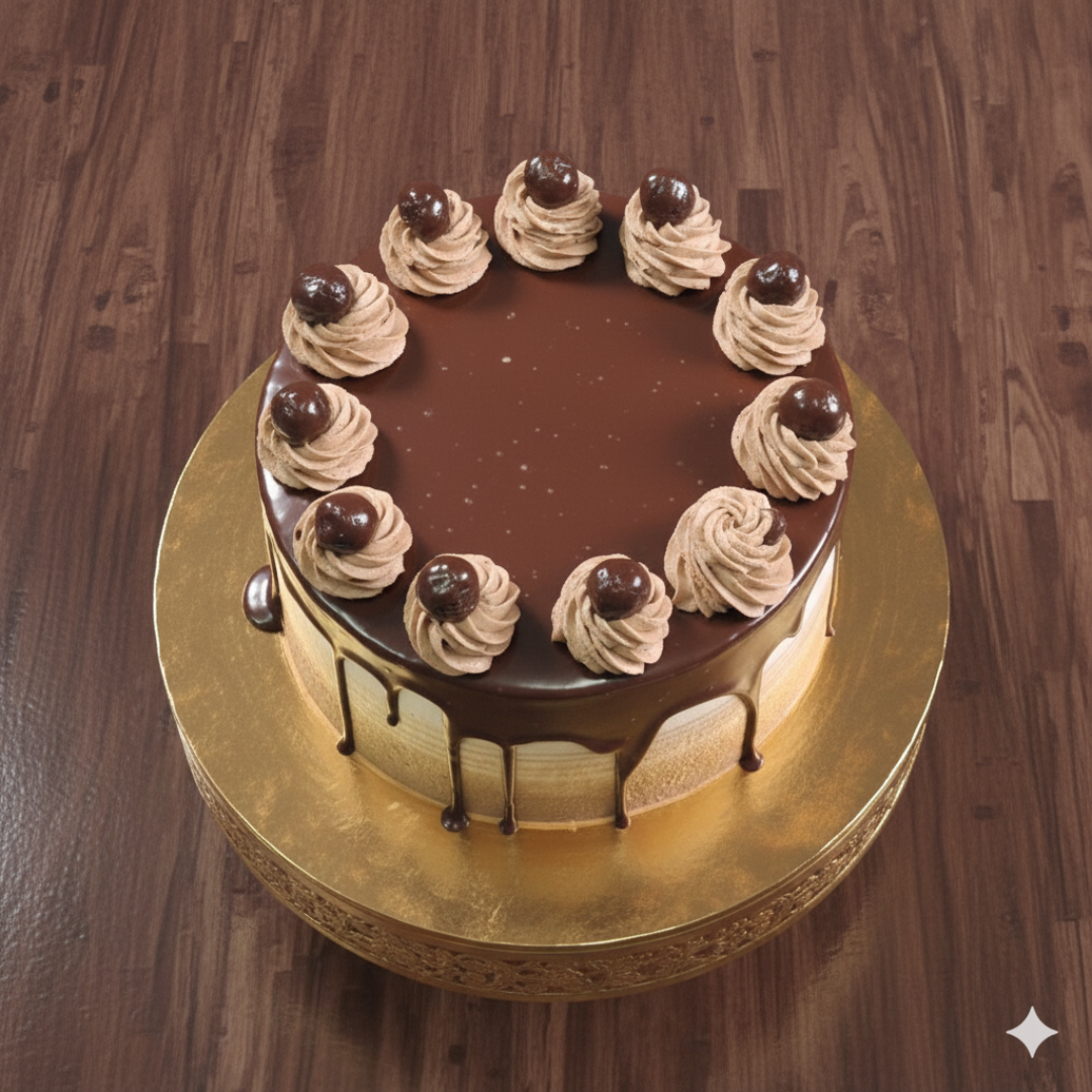 Dream Delight Belgian Choco Cake with Chocolate mousse Filling - Image 2
