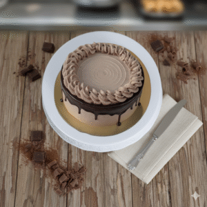Stunning Belgian Chocolate Cake with Chocolate Mousse Filling