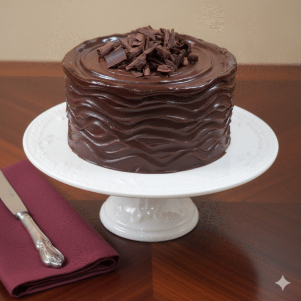 Dark Shavings Belgian Truffle Cake