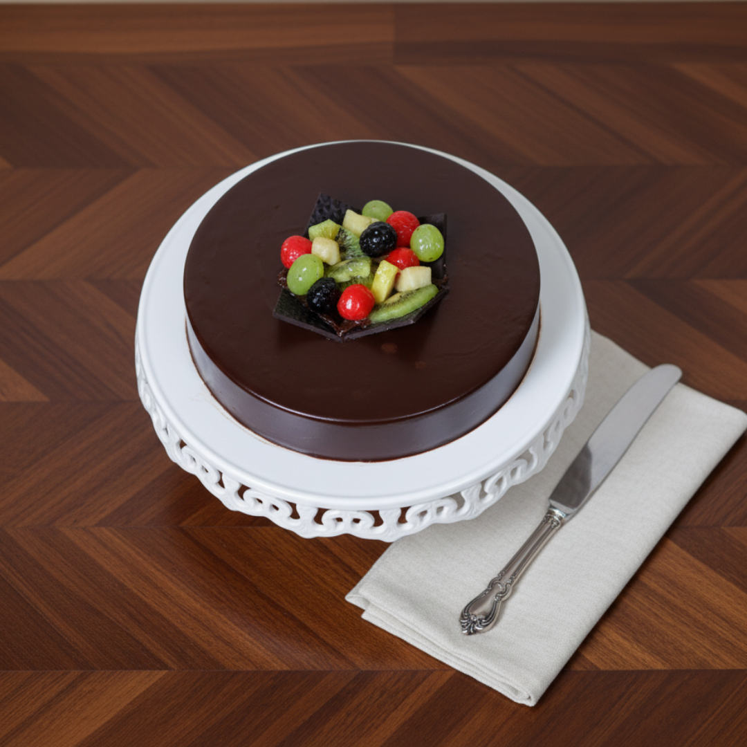 Delicious mixed Fruit Truffle Cake - Image 2