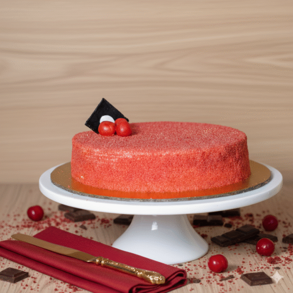 Elegant Red Velvet Cake