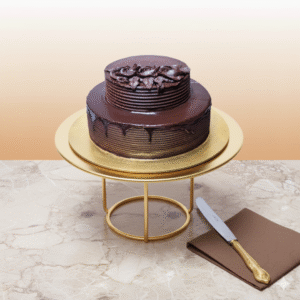 Two-Tier Belgian Chocolate Truffle cake