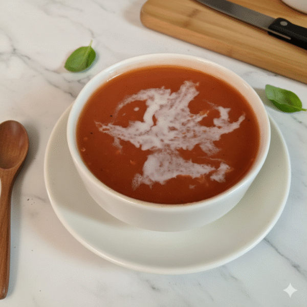 Jain Tomato Basil Soup