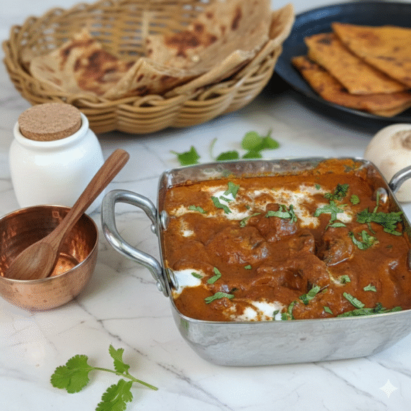 Mushroom  Vegan Butter masala