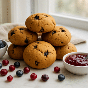 Vegan Berry Jaggery Wonder Cookies