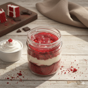Red Velvet Jar Cake