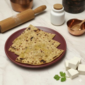 Jain Tofu Paratha/Flat Bread