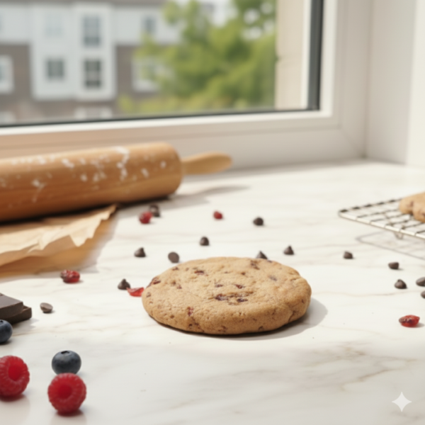 Vegan Millet Choco-Berry Jaggery Cookies